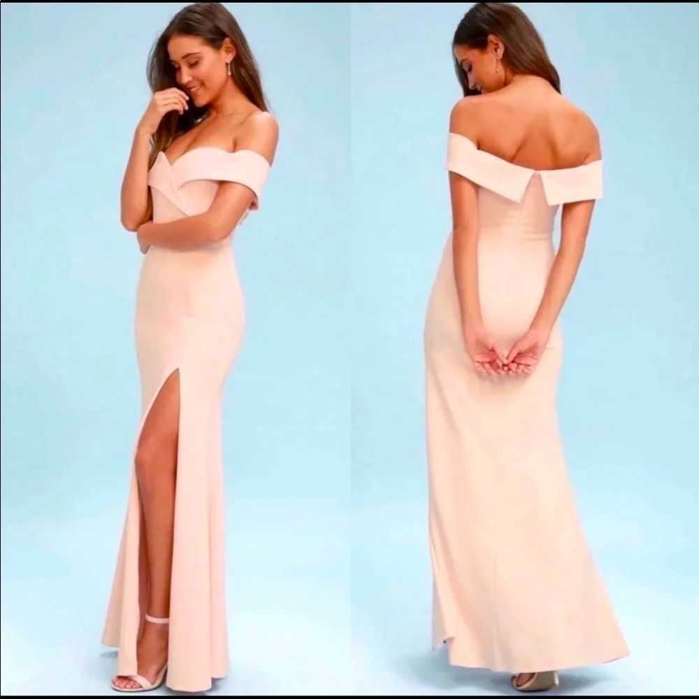 Lulu's song of love dress -blush